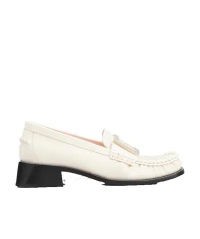 Roger Vivier Logo Love Shoes In White