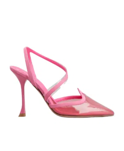 Roger Vivier Logo Pointed High Heels In Pink