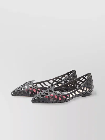 Roger Vivier Love Multistrap Ballerinas Heart-shaped Upper