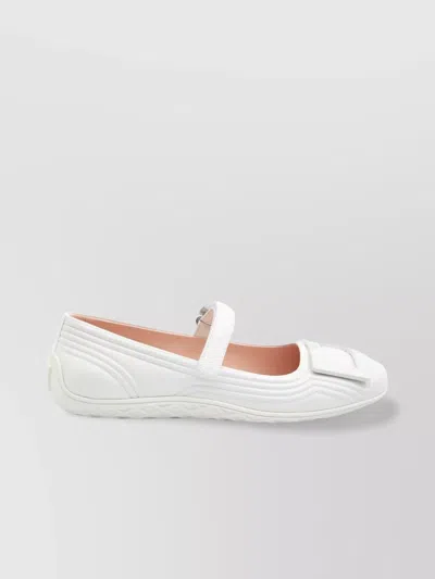 Roger Vivier Low Mary Janes Ballerina In Nappa Leather
