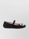 Roger Vivier 'low Quilted' Ballet Flats In Black