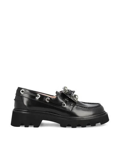 Roger Vivier Low Shoes In Black