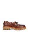 Roger Vivier Viv Rangers Metal Boat Loafer 20 In Brown