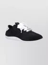 Roger Vivier Low Top Sneakers With Contrast Sole And Laces In Black