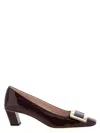 Roger Vivier 45mm Trompette Patent Leather Pumps In Multi
