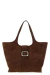 Roger Vivier Medium 'viv' Choc' Bag In Brown