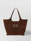 Roger Vivier Medium 'viv' Choc' Tote Bag