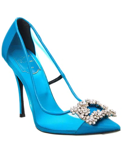 ROGER VIVIER ROGER VIVIER MESH & PATENT PUMP