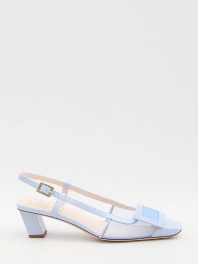 ROGER VIVIER MESH SLINGBACK PUMPS