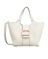 Roger Vivier Metal Clasp Shoulder Bag In White