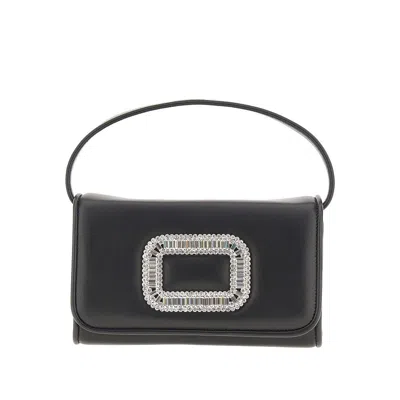 ROGER VIVIER 'MICRO PILGRIM' NAPPA LEATHER BAG