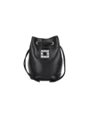 Roger Vivier Black Trs Vivier Bucket Bag