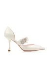 Roger Vivier Mini Bouquet Babies Dorsay Pumps In White