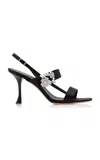 Roger Vivier Mini Bouquet Sandals In Black