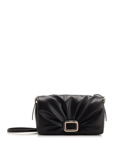 Roger Vivier Mini Crossbody Bag In Black