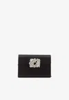 Roger Vivier Chain Strap Clutch Bag Rectangular Shape In Black