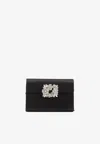 Roger Vivier Mini Efflorescence Satin Clutch Bag