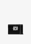 Roger Vivier Chain Strap Clutch Bag Rectangular Shape In Black