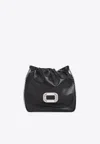 Roger Vivier Pilgrim Crystal Mini Clutch In Black