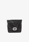 Roger Vivier Mini Pilgrim Shoulder Bag In Black