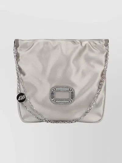 Roger Vivier Mini Pocket Shoulder Bag With Chain Strap