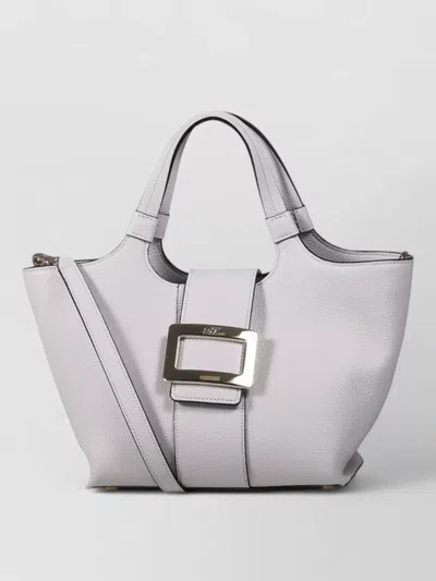 Roger Vivier Mini Shopping Tote Bag Buckle Strap