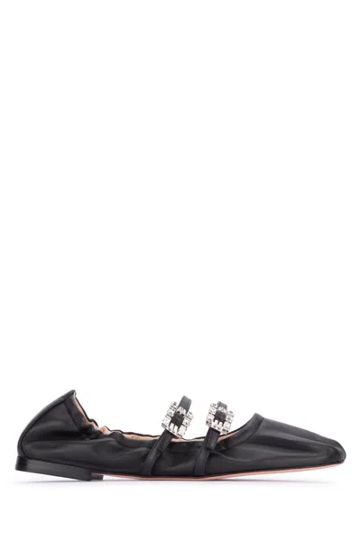 ROGER VIVIER MINI STRAP STRASS SOFT BALLERINA