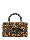 Roger Vivier Belle Vivier Vanity Mini Handbag In Brown