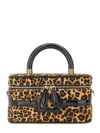 Roger Vivier Belle Vivier Vanity Mini Handbag In Brown