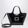 Roger Vivier Women Grand Vivier Choc Mini Bag In Black
