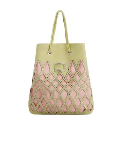 Roger Vivier Queeny Tote Bag In Nude
