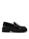 Roger Vivier Glossy Black Calfskin Platform Shoes In Black