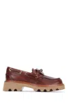 Roger Vivier Viv Rangers Metal Boat Loafer 20 In Brown