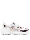 Roger Vivier Viv On The Run Sneakers In Gold