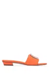 Roger Vivier Mule Mule In Orange