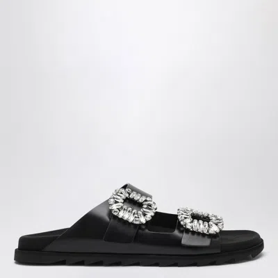 ROGER VIVIER ROGER VIVIER MULE SLIDY VIV'' IN PELLE