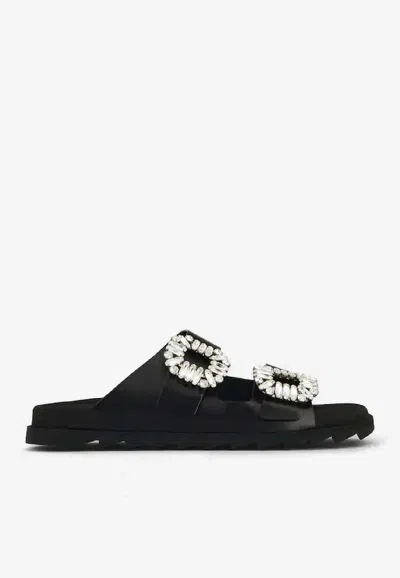 ROGER VIVIER MULE SLIDY VIV' SLIDES