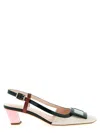 Roger Vivier Belle Vivier Multicolour Patent Leather Slingback In Multicolor