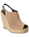 Roger Vivier New Cordella Suede Wedge Sandal