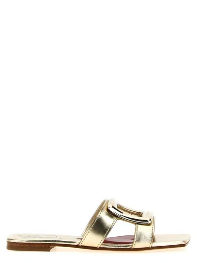 ROGER VIVIER 'NEW METAL BUCKLE' MULES