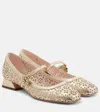 Roger Vivier New Très Vivier 25 Leather Mary Jane Pumps In Gold