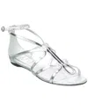 Roger Vivier Ondulation Leather Sandal