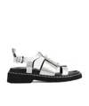 Roger Vivier Open-toed Round-headed Sandals In Black