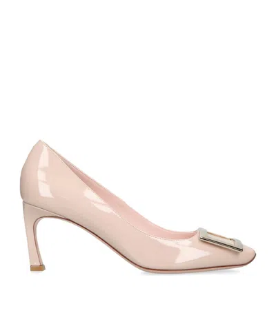 ROGER VIVIER PATENT BELLE VIVIER TROMPETTE PUMPS 70