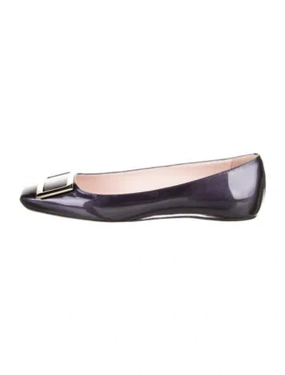 Pre-owned Roger Vivier Patent Leather Ballet Flats In Multi