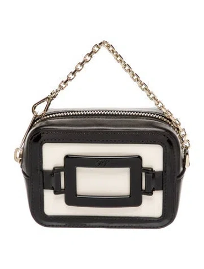 Pre-owned Roger Vivier Patent Leather Crossbody Bag In Multi
