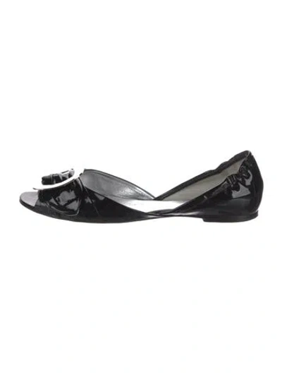 Pre-owned Roger Vivier Patent Leather D'orsay Flats In Multi