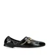 Roger Vivier Patent Leather Embellished Ballet Flats In Multi