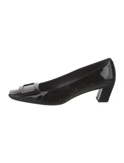 Pre-owned Roger Vivier Patent Leather Pumps In Black