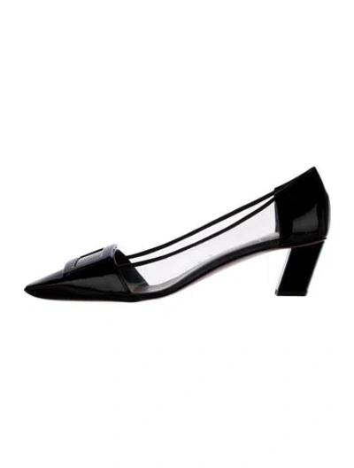 Pre-owned Roger Vivier Patent Leather Pumps In Black